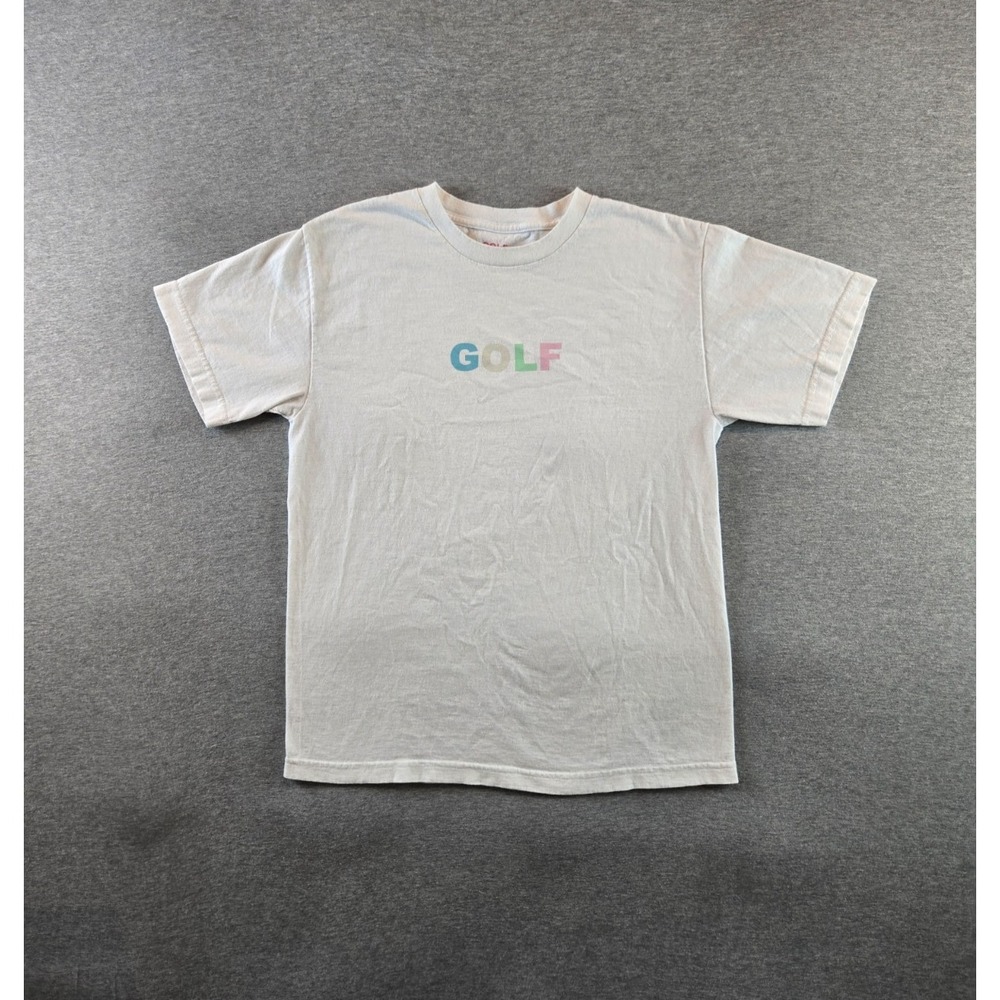 Golf Wang T Shirt‎ Mens Medium White 3D Logo Tee Tyler The Creator HipHop Skater